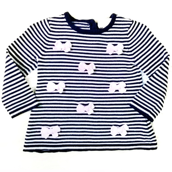 kate spade Other - Kate spade | black and white striped sweater bows